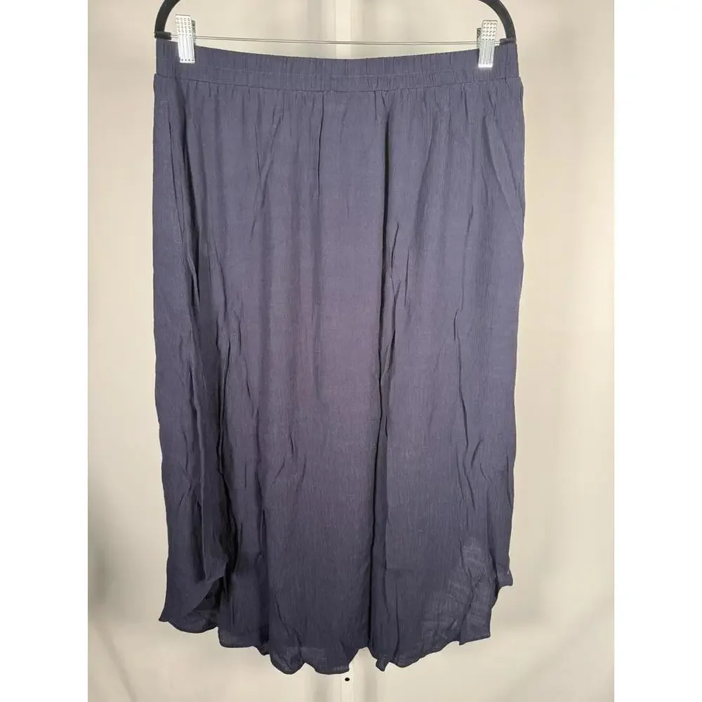 NWT Halara High Waisted Drawstring Pocket Flowy Midi Casual Skirt Size XL - Picture 4 of 8
